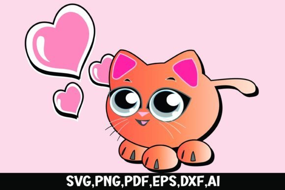 Baby Cat with Heart Embroidery Design Review