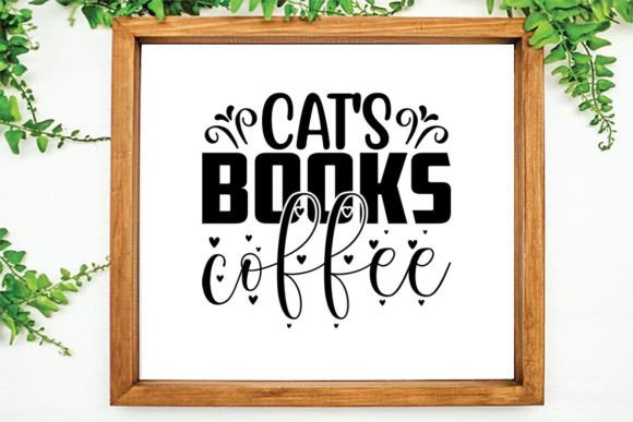 Cat s Books Coffee Embroidery Design Review