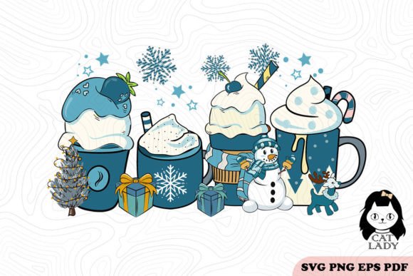 Cofffee Winter Christmas SVG PNG Review