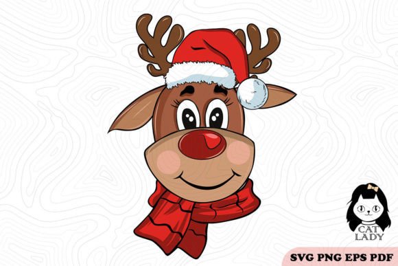 Cute Reindeer Christmas SVG PNG Review