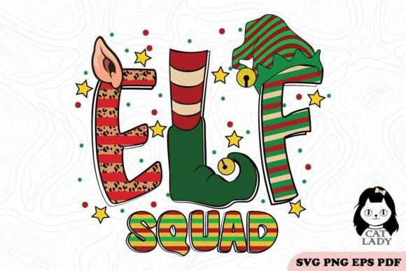 ELF Squad Christmas SVG PNG Review