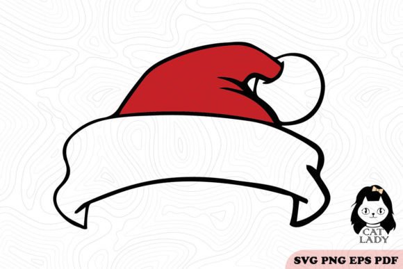 Free Santa Claus Hat SVG PNG Review for Embroidery Projects