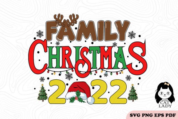 Reindeer Family Christmas SVG PNG Review