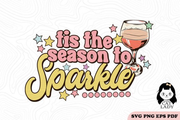Retro Tis the Season to Sparkle SVG PNG Review