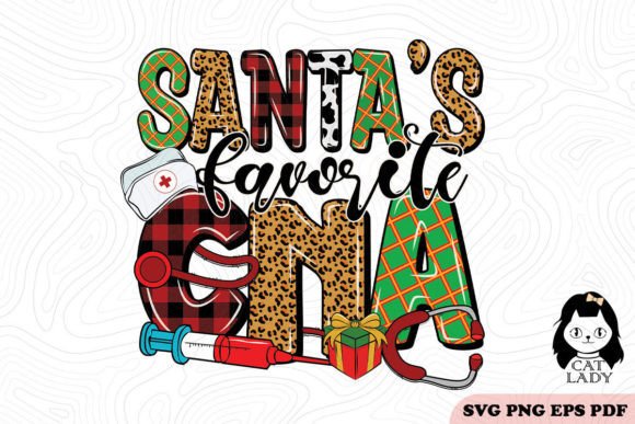 Santa's Favorite CNA Christmas SVG PNG Review