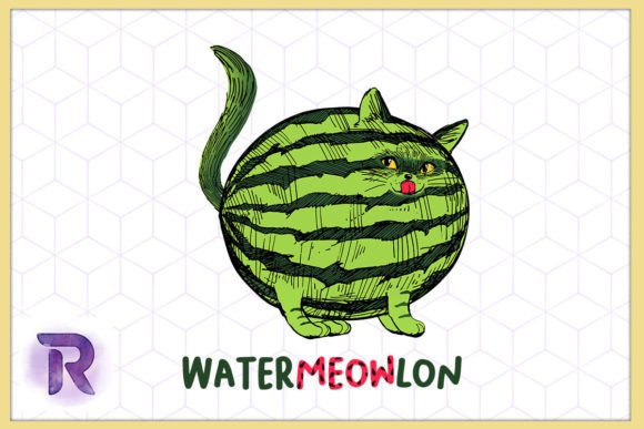 Watermeowlon Funny Cat Lover Watermelon Review
